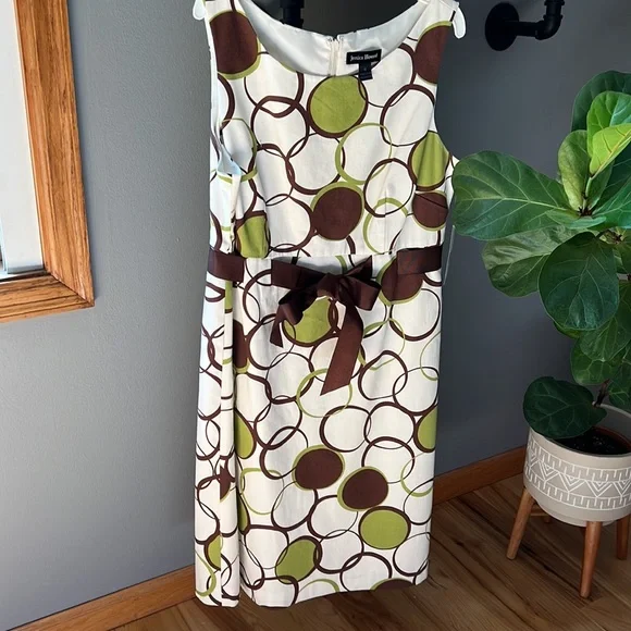 jessica howard brown polka dot dress Jessica Howard Polka Dot Dress